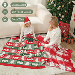 Couverture en tissu jacquard ultra douce et confortable, couverture en chenille personnalisée pour lit, canapé, décoration <span class=keywords><strong>de</strong></span> Noël, cadeaux d'anniversaire - Product Image 3