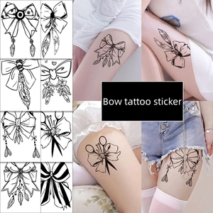Mujeres impermeable temporal de larga duración tatuajes nuevo estilo personalizado brazo <span class=keywords><strong>muslo</strong></span> arco semipermanente tatuaje pegatina - Product Image 2