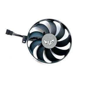 RX5700XT 5600XT 7Pin T129215SU T128010SU สำหรับ <span class=keywords><strong>Asus</strong></span> Radeon <span class=keywords><strong>RX</strong></span> <span class=keywords><strong>5600</strong></span> 5700 <span class=keywords><strong>XT</strong></span> TUF X3 EVO กราฟิกการ์ด OC พัดลมระบายความร้อน - Product Image 2
