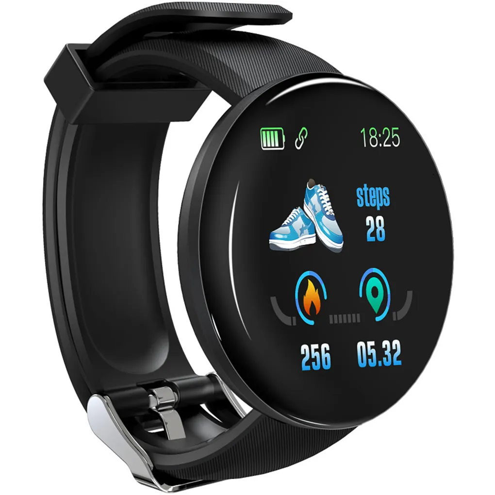 Prix d'usine D18 numérique Sport étanche montre intelligente fréquence cardiaque sommeil Tracker Inteligente Android Bracelet D18 Smartwatch