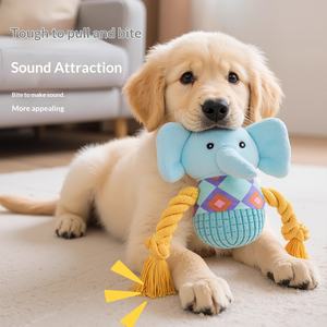 Jouets pour animaux de compagnie qui émettent du son, résistants aux morsures et au grincement des dents, fournitures pour animaux de compagnie, jouets pour chats et chiens - Product Image 4