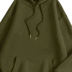 Sweat à capuche unisexe pour homme en gros, sweat à capuche à épaules tombantes d'hiver, tissé en polyester et coton, écologique, streetwear décontracté pour homme - Product Image 6