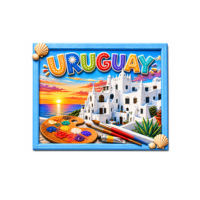 Imán de Resina Personalizado de Uruguay, Recuerdo 3D, Bandera de Mate Gaucho, Fútbol, Regalo Turístico, Venta al Por Mayor