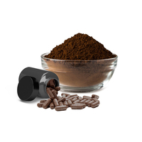 Extrait de champignon Chaga sibérien à base d'eau bêta glucane supplément à base de plantes forme de capsule disponible bouteille en plastique tambour peut