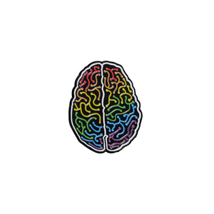 Wowei Hot-Selling Órgão Humano Cérebro Dos Desenhos Animados Emblema Criativo Novo Colorido Pintados À Mão Cérebro Liga Óleo Gota Broche para Médico - Product Image 6