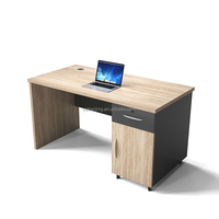 Table d'étude de chambre à coucher en MDF en mélamine de conception de bureau simple populaire meubles de bureau à domicile
