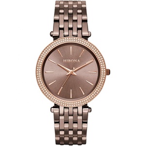 หรูหราเต็มคริสตัลเพชรนาฬิกาสร้อยข้อมือชุดผู้ชายผู้หญิง Relojes Para Mujer นาฬิกาแฟชั่นชุดสําหรับของขวัญผู้หญิง - Product Image 3