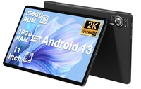 Tablette PC Android 13 de 11 Pouces 16Go RAM 256Go ROM TF 1To Octa-Core 2.0GHz Google GMS WiFi 5G
