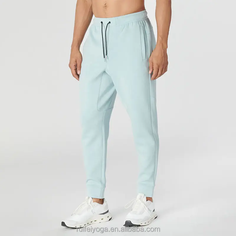 Custom Embroidered High Quality Sportswear Training Gym Sweatpants Lightweight Blank Sport Tech Fleece Slim Fit Men Jogger Pants