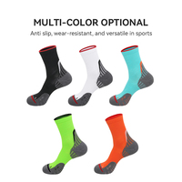 Chaussettes de sport rembourrées LINGTU, chaussettes de compression pour la course à pied, le cyclisme, le marathon en plein air, chaussettes de sport à semelle en tissu éponge