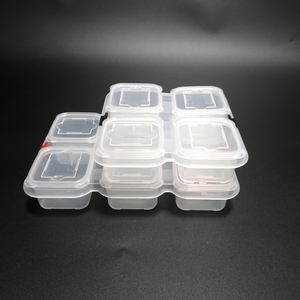 Nhà Máy Bán buôn tùy biến compartmentalized lưu trữ vuông Nhựa PP kín thực phẩm lưu trữ container - Product Image 4
