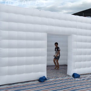 Weißes Aufblasbares <span class=keywords><strong>Bubble</strong></span>-Zelt Kommerzielles Outdoor-Party-Festzelt Würfelförmiger Event-Unterstand Aufblasbares Tragbares Vordach für Hochzeiten - Product Image 2
