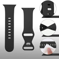 Bracelet de montre sport en silicone écologique Tengyue avec fermoir papillon pour Apple Watch Series, plusieurs couleurs disponibles