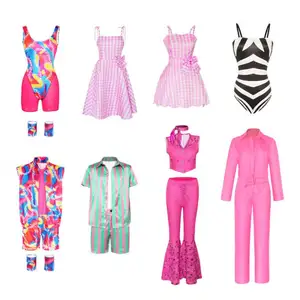 Full Set Of Pink Barbi Ken Popular Film Toy Accessories Television Role-playing Costumes Movies Hot Costumes