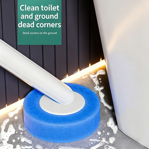 <span class=keywords><strong>Brosse</strong></span> de <span class=keywords><strong>toilette</strong></span> murale jetable multifonctionnelle avec support et éponge, <span class=keywords><strong>brosse</strong></span> de nettoyage à long manche - Product Image 3