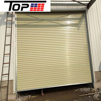 Porte de garage à enroulement en alliage d'aluminium imperméable pour entrepôt