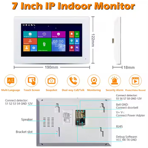 Kit de Seguridad Inteligente para el Hogar 2025: Videoportero con Pantalla Táctil WiFi de 7 Pulgadas, 1080P HD, Monitor Interior Impermeable IP65, Precio Aiphone - Product Image 6