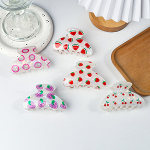 Golys March simpatici accessori per capelli europei in PVC artigli forcina per ragazze acetato acrilico per uso quotidiano della festa invernale - Product Image 2