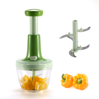 Hete Verkoop Multifunctionele Handpers Keukengereedschap Handmatige Groentesnijder Knoflook Ui Chopper