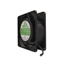 Ventilateur de refroidissement AC à faible bruit 8025 80x80x25mm 110V 220V 2500RPM à roulement à billes, débit d'air élevé pour armoire serveur et usage industriel