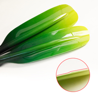 HOFi personnalisé 4 pièces pagaie de kayak complète lame en fibre de verre transparente avec arbre en carbone pour accessoires d'artisanat de jeux d'eau