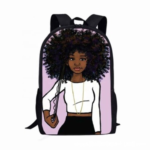 กระเป๋าเป้สะพายหลังนักเรียนลายอนิเมะสุดฮิตปี 2021 น้ำหนักเบา ผลิตจากวัสดุรักษ์โลก สำหรับเด็ก สีดำ ลายศิลปะแอฟโฟร ขนาดใหญ่ ใช้ได้ทั้งเด็กชายและเด็กหญิง ขายส่ง - Product Image 5