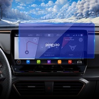 Autocollants de voiture Carplay Digital Panel Protecteur d'écran en verre trempé Film de protection Accessoires de véhicule pour CUPRA Formentor 2023