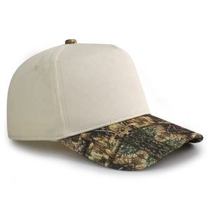 Бейсболка HBA54 унисекс с цифровым камуфляжем, 5-панельная, структурированная, двухцветная, с козырьком A-образной формы - Product Image 3