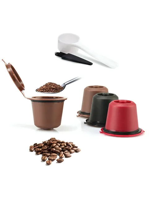 Refillable Reusable PVC Coffee Capsule Compatible Nespresso Coffee Pods for Coffee Machine
