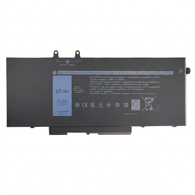 7.6V 68Wh 4GVMP Laptop Battery for Dell Latitude 5400 5500 Precision 3540 Inspiron 7590 7591 Replacement Notebook Battery