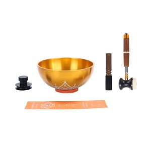 Bol chantant miniature coloré Schumann série C5, sculpté à la main, en alliage de neuf métaux, pour le soulagement du stress et la guérison, portable, vente chaude - Product Image 5