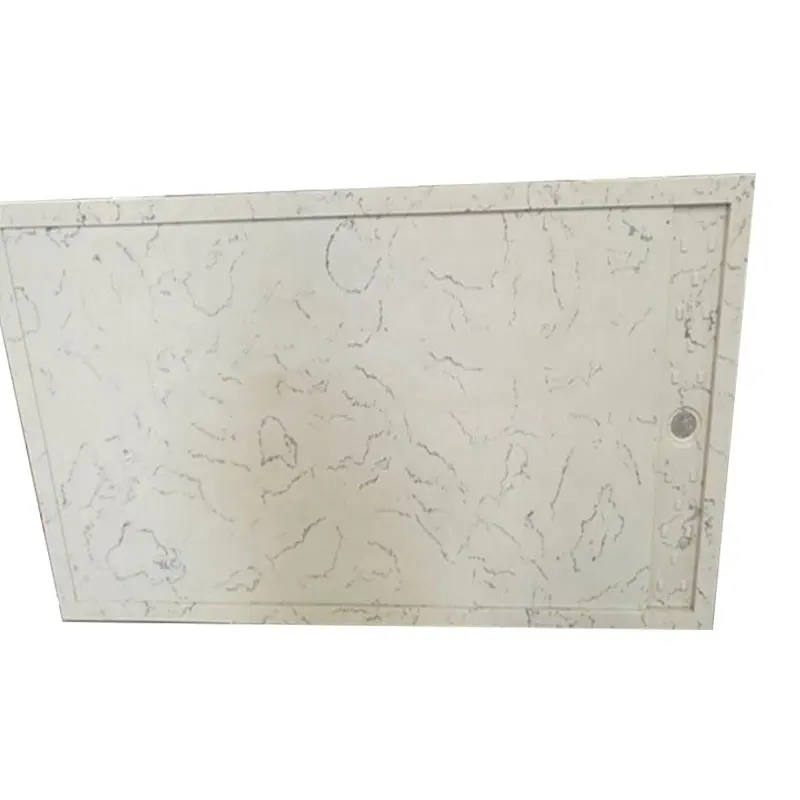 Customized Bathroom Floor Solid Surface Marble Shower Base