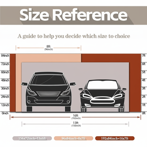 Decoración de pared, 1 pieza, cartel de puerta de garaje de circo malvado de Halloween, 16x7ft, carnaval espeluznante, fotografía de payaso, decoraciones de casa embrujada, fiesta - Product Image 1