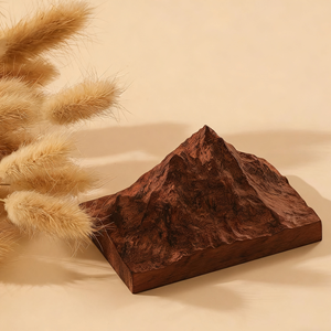 Diffuseur d'aromathérapie en forme de <span class=keywords><strong>montagne</strong></span> en bois massif sans feu - Product Image 5