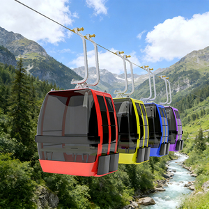 Funiculaire extérieure en acier pulsé DQ – Utilisation commerciale, fonctionnement toute l'année, cabines chauffées, résistance au vent, vue panoramique - Product Image 3