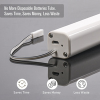 Batterie rechargeable DC1276B 12V DC, fonctionnant avec un moteur de store automatique, chargeur USB, batterie lithium-ion rechargeable, baguette