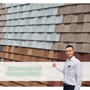 Thailand Groothandel Bouw Dakmaterialen Architecturale Asfalt Shingles Dubbellaags Gelamineerd Dakbedekking Shingles