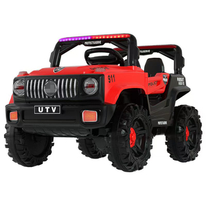 Vehículos Todoterreno Eléctricos de Cuatro Ruedas para Niños, Vehículos Todoterreno Grandes con Tracción en Dos Ruedas para Bebés, Niños, Coches de Carreras para Niños, Coches de Juguete con Música - Product Image 1