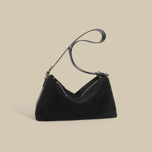 Sacs à bandoulière de luxe en cuir véritable et daim pour femmes 2026 – <span class=keywords><strong>Sac</strong></span> Hobo rétro grande capacité en daim et cuir de vachette – Sacs à main et <span class=keywords><strong>cabas</strong></span> bandoulière - Product Image 3