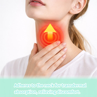 Patchs aux herbes pour nodules thyroïdiens, drainage lymphatique du cou, ganglions thyroïdiens, soulagement des nausées, fournitures de soins de santé
