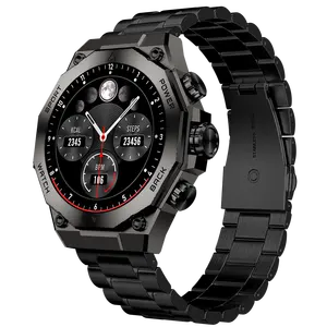 Am18 Amoled 1.43 Inch Smartwatch Speaker Ronde Fitness Outdoor Sport Gps Tracker Muziek Slaap Monitor Smart Watch Voor Mannen Vrouwen