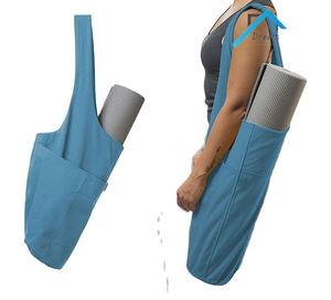 Ensemble sac de yoga et chaussettes antidérapantes, grand sac de yoga, kit de yoga, sac de transport pour tapis de yoga avec poches et bandoulière réglable - Product Image 1