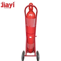 CO2Trolley Extincteur 9kg/10kg/12kg/20kg/25kg Type de chariot avec roues Équipement de sécurité incendie portable