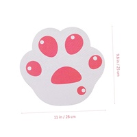 Tapis de souris repose-poignet 3D bricolage sur mesure petit tapis de souris en forme de patte de chat Base en caoutchouc souple en silicone tapis de souris pour le travail de bureau