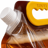 Pochettes souples verticales avec bec verseur et poignée 1L 1.5L 2L 3L – Sachets transparents pour liquides, personnalisables, anti-fuite, pour emballage de bière artisanale et de boissons