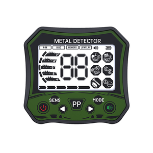 Détecteur de métaux en or haute précision pour adultes, avec bobine étanche pour la recherche de trésors souterrains - Product Image 2