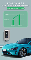 Chargeur mural pour véhicule électrique certifié CE AC 7/11/22kW, état neuf, charge intelligente, écran tactile 5 pouces, OCPP 1.6, 16A, IP55