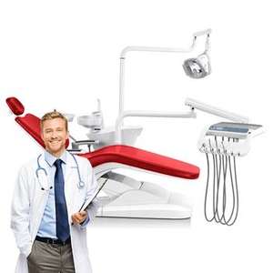 Poltrona Odontoiatrica Completa HORI Hori-R1 con Sollevamento Elettrico e Sputacchiera in Vetro Temperato Certificata CE - Product Image 2