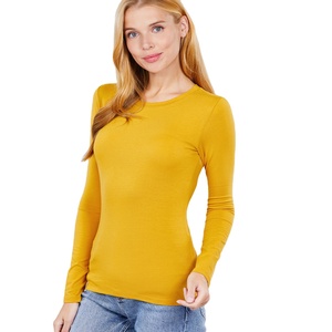 Offre Spéciale produit femmes manches longues t chemises 100% coton collection d'été avec service d'impression personnalisée - Product Image 1