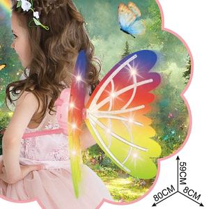 Hot Venditore Ragazze Elettrico Fata Farfata Ala Dirigente di Assemblaggio Ali d'Angelo Vestito Principessa Farfalla Ali <span class=keywords><strong>Volanti</strong></span> con Luce a LED - Product Image 2